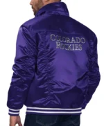 Colorado Rockies Silver Tab Trucker Purple Jacket
