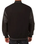 Colorado Rockies Black Wool/Leather Varsity Jacket