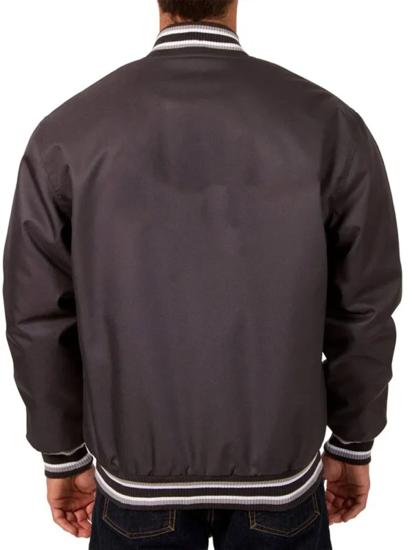 Columbus Blue Jackets Gray Poly Twill Jacket