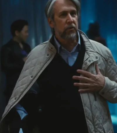 Connor Roy Succession S03 Quilted Jacket