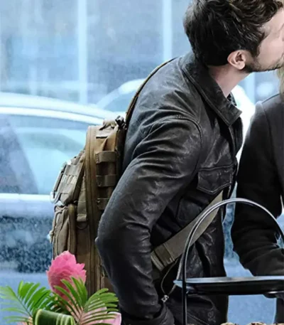 Conrad Hawkins The Resident Black Leather Jacket