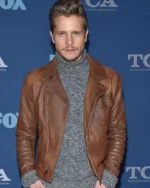 Conrad Hawkins The Resident Brown Leather Jacket