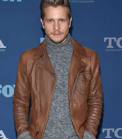Conrad Hawkins The Resident Brown Leather Jacket