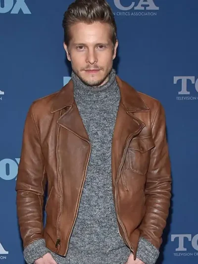 Conrad Hawkins The Resident Brown Leather Jacket