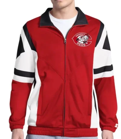 Contender Tricot Cincinnati Reds Track Jacket