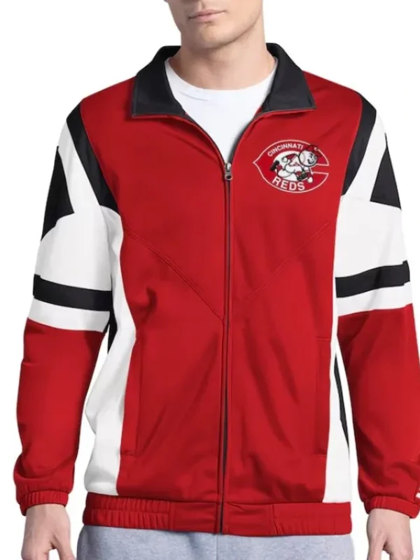 Contender Tricot Cincinnati Reds Track Jacket