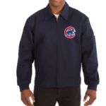 Cotton Chicago Cubs Blue Jacket