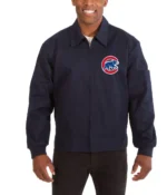 Cotton Chicago Cubs Blue Jacket