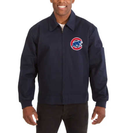 Cotton Chicago Cubs Blue Jacket