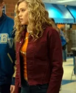 Courtney Whitmore Stargirl Maroon Cotton Jacket