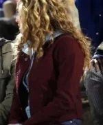 Courtney Whitmore Stargirl Maroon Cotton Jacket