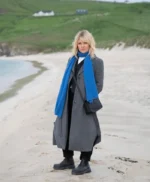 DI Ruth Calder Shetland S08 Grey Trench Coat