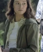 Daisy Ridley The Marsh King Daughter Green Jacket