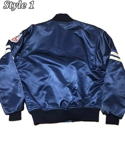 Dallas Cowboys 1990s Satin Navy Blue Jacket