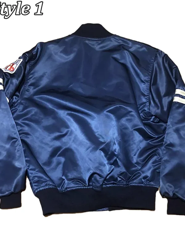 Dallas Cowboys 1990s Satin Navy Blue Jacket