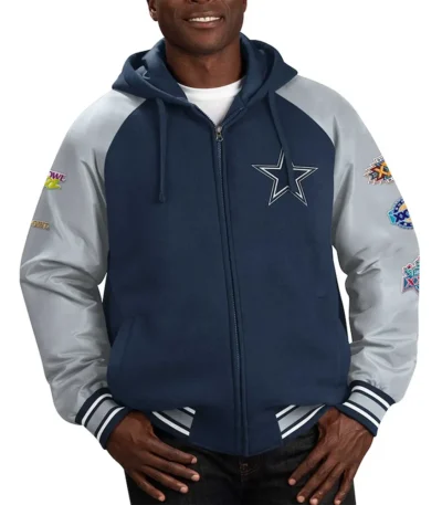 Dallas Cowboys 5X Super Bowl Champions Varsity Jacket