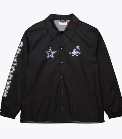 Dallas Cowboys Black Coaches Jacket