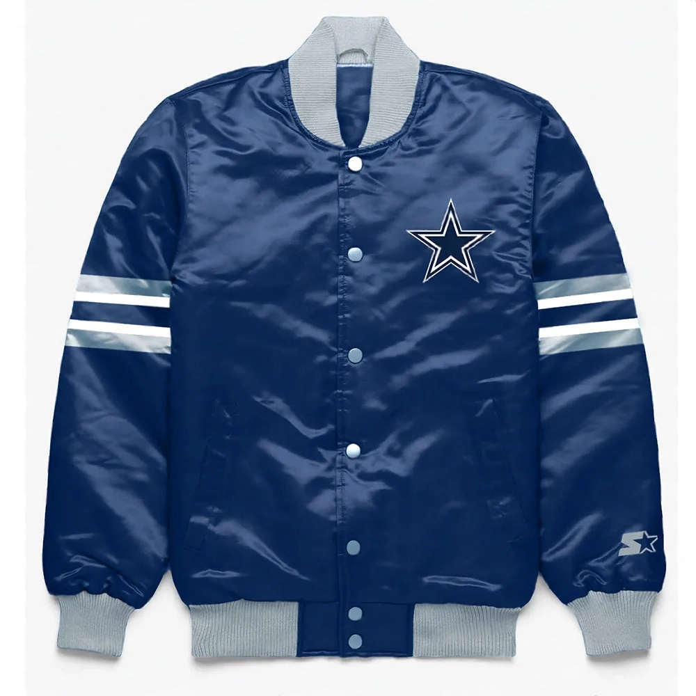 Dallas Cowboys Button Down Navy Jacket Dallas Cowboys Button Down Navy Jacket