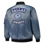 Dallas Cowboys Charcoal Bomber Full-Zip Jacket