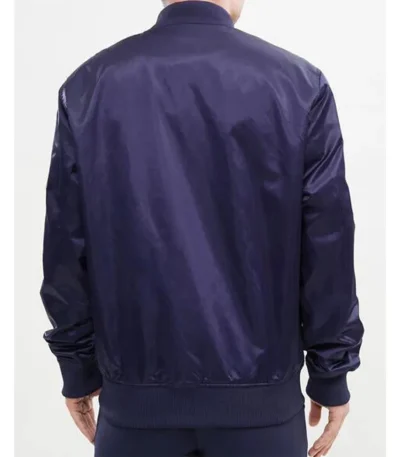 Dallas Cowboys Chest Hit Logo Satin Jacket