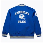 Dallas Cowboys Double Down Royal Satin Jacket