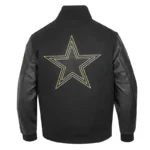 Dallas Cowboys Full-Zip Black Varsity Jacket