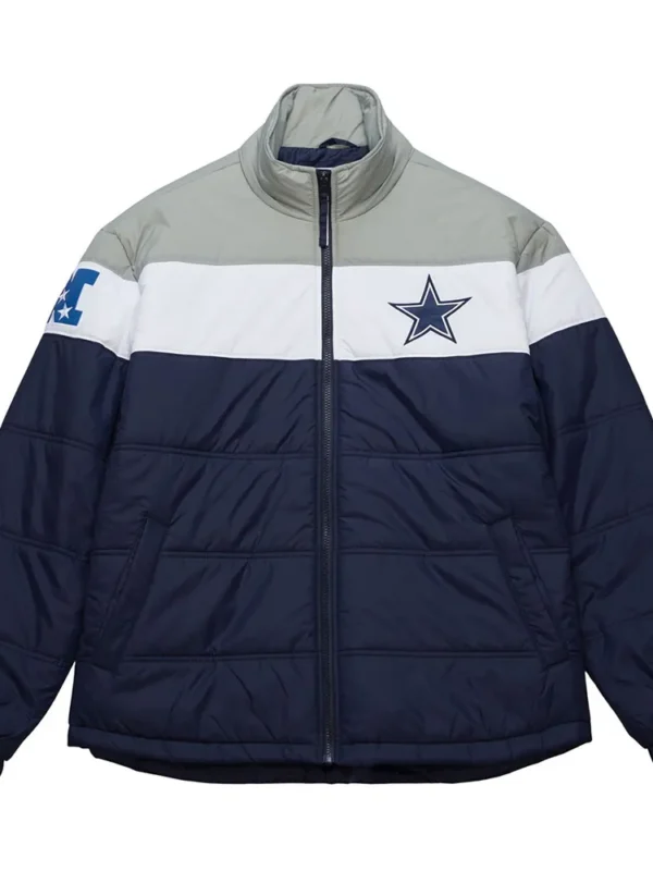 Dallas Cowboys In The Clutch Puffer Jacket