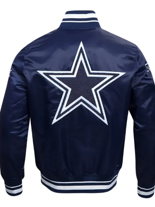 Dallas Cowboys Mashup Classic Rib Satin Jacket