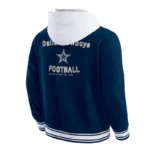 Dallas Cowboys Navy Cotton Hooded Jacket