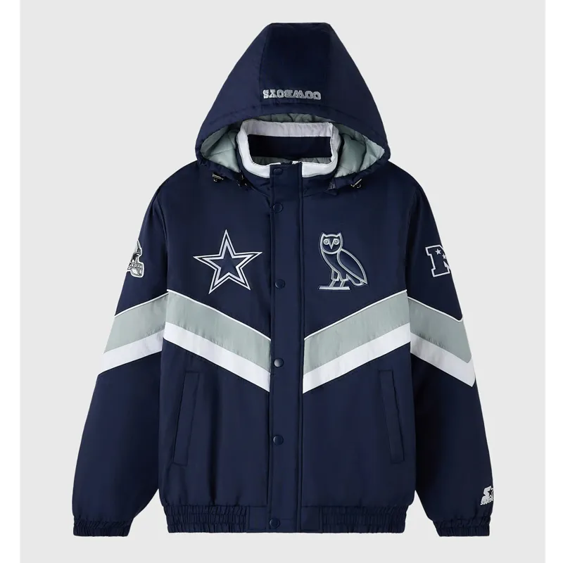 Dallas Cowboys OVO Sideline Puffer Jacket Dallas Cowboys OVO Sideline Puffer Jacket