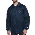 Dallas Cowboys Retro Logo Coaches Jacket