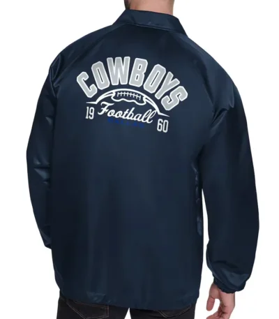 Dallas Cowboys Retro Logo Coaches Jacket