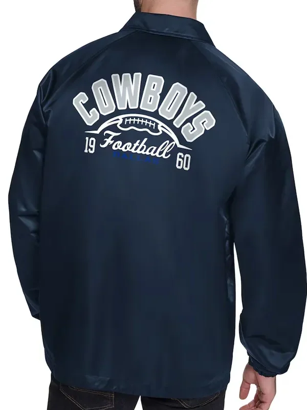 Dallas Cowboys Retro Logo Coaches Jacket