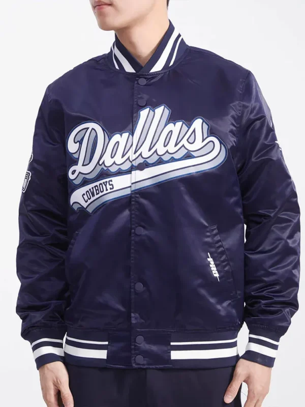 Dallas Cowboys Script Tail Midnight Navy Jacket