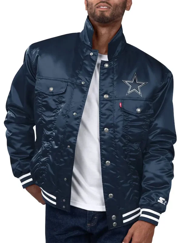 Dallas Cowboys Silver Tab Trucker Jacket