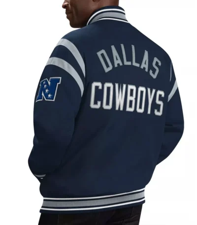 Dallas Cowboys Tailback Navy Varsity Jacket
