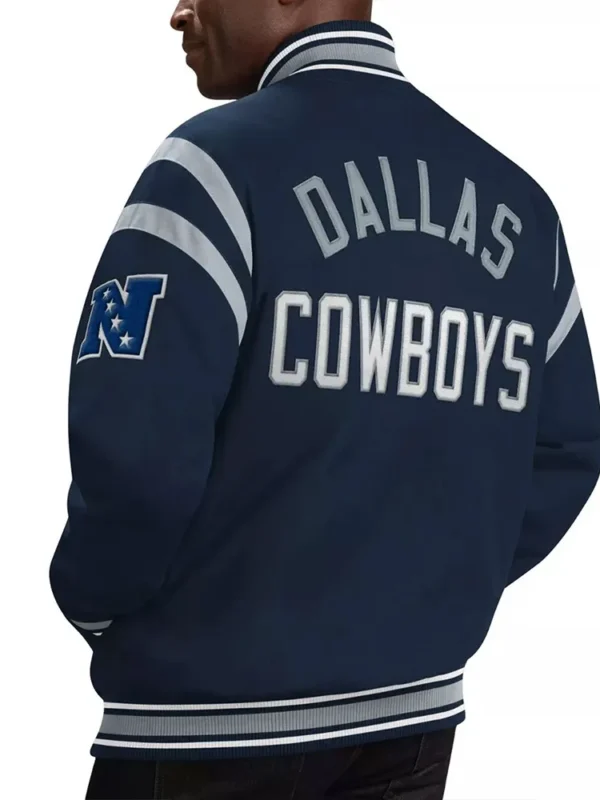 Dallas Cowboys Tailback Navy Varsity Jacket