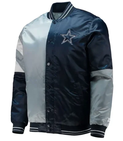 Dallas Cowboys The Leader Varsity Satin Jacket