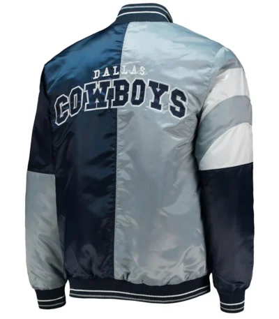 Dallas Cowboys The Leader Varsity Satin Jacket