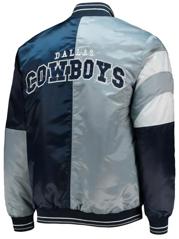 Dallas Cowboys The Leader Varsity Satin Jacket