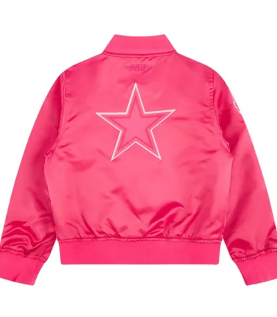 Dallas Cowboys Triple Pink Satin Jacket