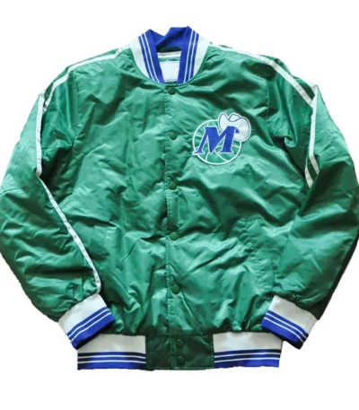 Dallas Mavericks 1980?s Green Jacket