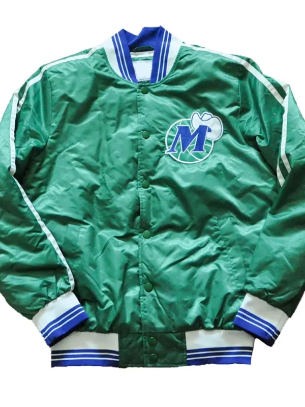 Dallas Mavericks 1980?s Green Jacket