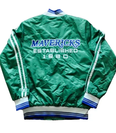 Dallas Mavericks 1980?s Green Jacket