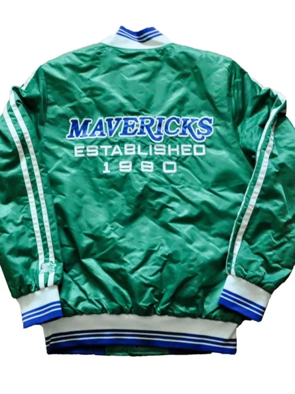 Dallas Mavericks 1980?s Green Jacket