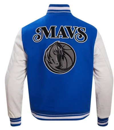 Dallas Mavericks 2023/24 City Edition Royal Varsity Jacket