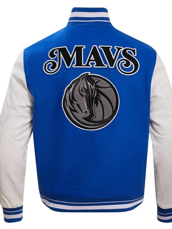 Dallas Mavericks 2023/24 City Edition Royal Varsity Jacket