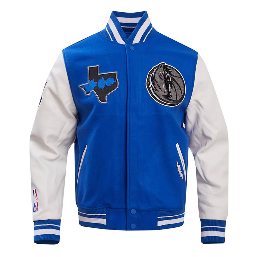 Dallas Mavericks 2023/24 City Edition Royal Varsity Jacket Dallas Mavericks 2023/24 City Edition Royal Varsity Jacket