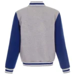 Dallas Mavericks Gray and Royal Varsity Wool Jacket