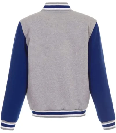 Dallas Mavericks Gray and Royal Varsity Wool Jacket